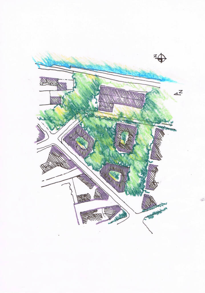Atelier Alice Tricon / Jardins / Paysages - Ilôt 4E <br>ZAC Confluences Ivry-sur-Seine -  - I4E-ZAC Confluences-L'ILOT-FORET-Atelier Alice Tricon